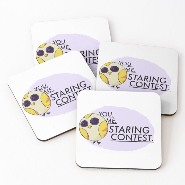 Item preview, You, Me, Staring Contest Owl designed and sold by walmartyuri.