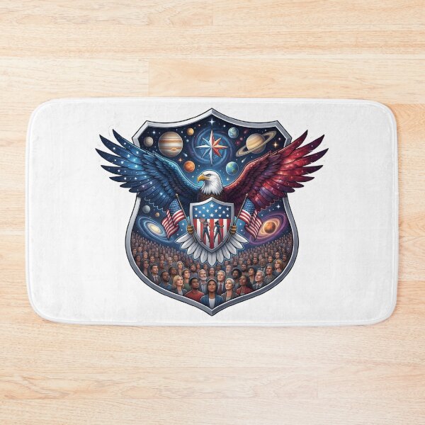 Item preview, Patriotic Eagle Cosmic Freedom Emblem designed and sold by MAJCO-ART.
