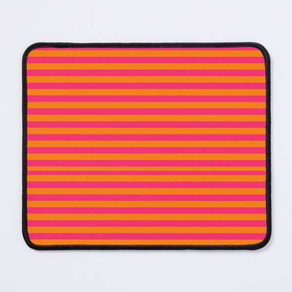 Item preview, Hot Pink and Blood Orange Stripe Pattern designed and sold by LuckyStarShop7.