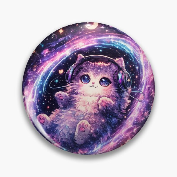 Item preview, Mentally In Another Dimension Cosmic Cat T-Shirt designed and sold by Globivara Studio.