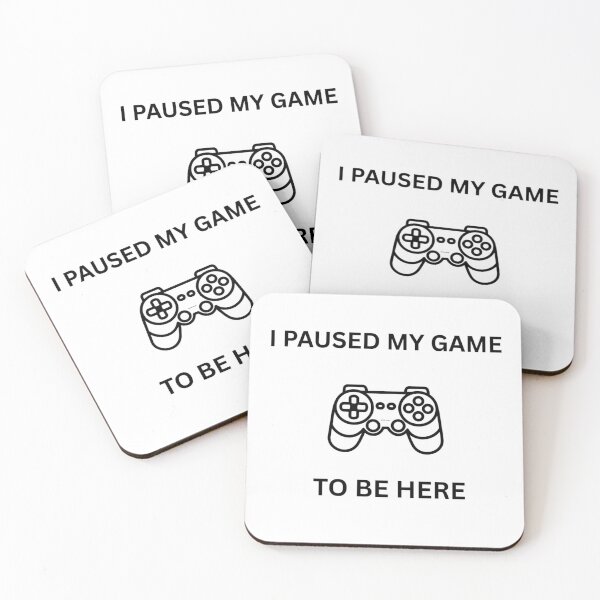 Item preview, I PAUSED MY GAME TO BE HERE FUNNY RETRO GAMING designed and sold by Iambuzze.
