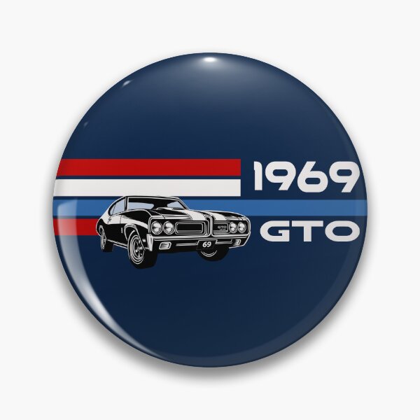 Item preview, VINTAGE 1969 GTO, CLASSIC CARS, AMERICAN MUSCLE CAR ART designed and sold by classic car craze.