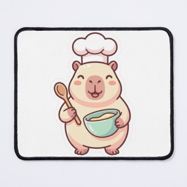 Item preview, Cute Chef Capybara  - Funny Cooking Animal Gift for Bakers, Foodies and Kitchen Lovers designed and sold by CozyDesignsCo.