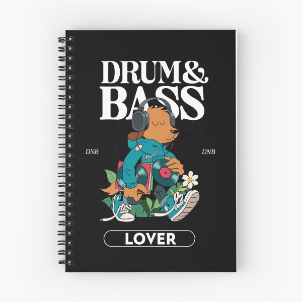 Item preview, DRUM AND BASS - DNB Vinyl Dawg (White) designed and sold by Discothreadz.