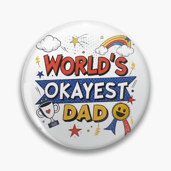 Item preview, World’s Okayest Dad designed and sold by GogoGrove.