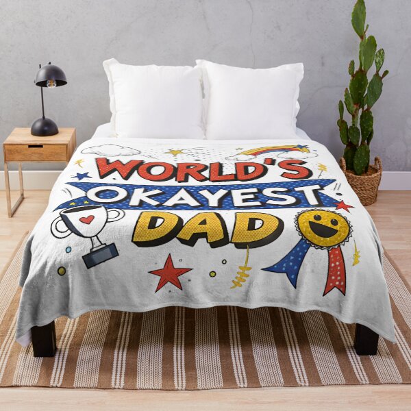 Item preview, World’s Okayest Dad designed and sold by GogoGrove.