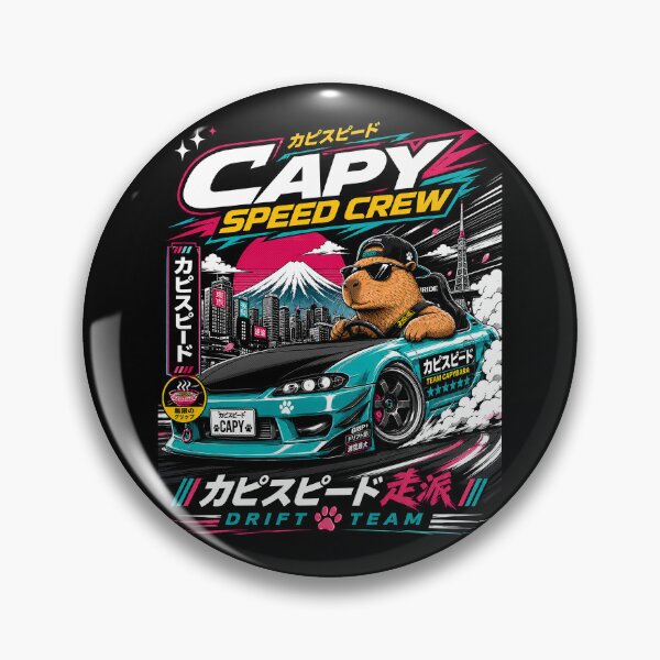 Item preview, Capy Speed Crew designed and sold by GhoulishGraphX.