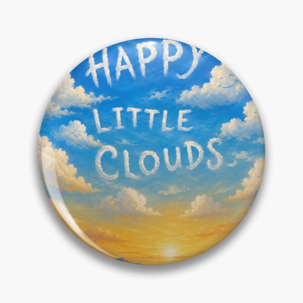Item preview, Happy Little Clouds Sunset Landscape designed and sold by JazImpressions.