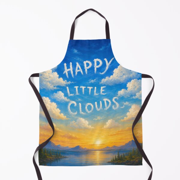 Item preview, Happy Little Clouds Sunset Landscape designed and sold by JazImpressions.