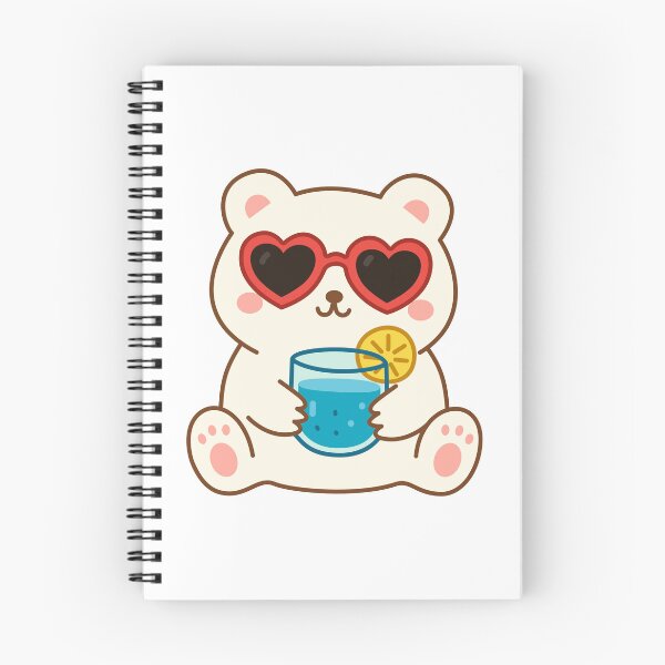 Item preview, Cool Polar Bear Sipping Summer Vibes designed and sold by Anne97s.