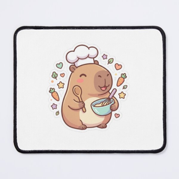 Item preview, Cute Chef Capybara  - Funny Cooking Animal Gift for Bakers, Foodies and Kitchen Lovers designed and sold by CozyDesignsCo.