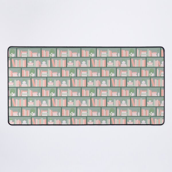 Item preview, Gift for Reader | sage green bookshelf with potted plants designed and sold by Fern and Quill.