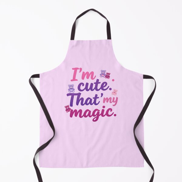 Item preview, I'm cute. That's my magic. (Pink) designed and sold by bubblyrainbow.