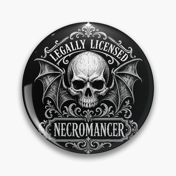 Item preview, Legally Licensed Necromancer Gothic Skull designed and sold by Victor Shadehorn.