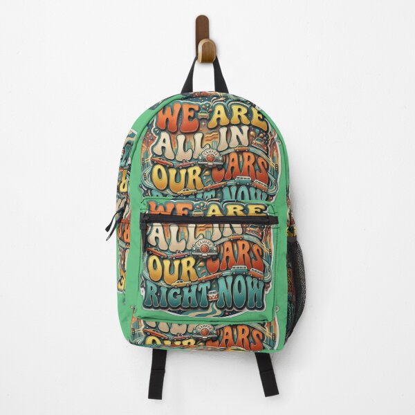 Item preview, We Are All In Our Cars Right Now 3D Layered Retro Meme Art designed and sold by Fatomfatom.