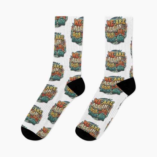 Item preview, We Are All In Our Cars Right Now 3D Layered Retro Meme Art designed and sold by Fatomfatom.