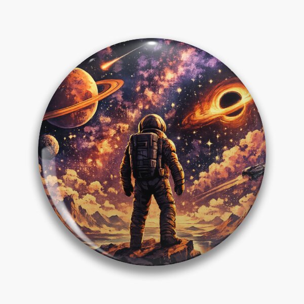 Item preview, Explore The Cosmos – Embrace The Unknown Astronaut Space Adventure Retro Design designed and sold by Yassine Mabchour.
