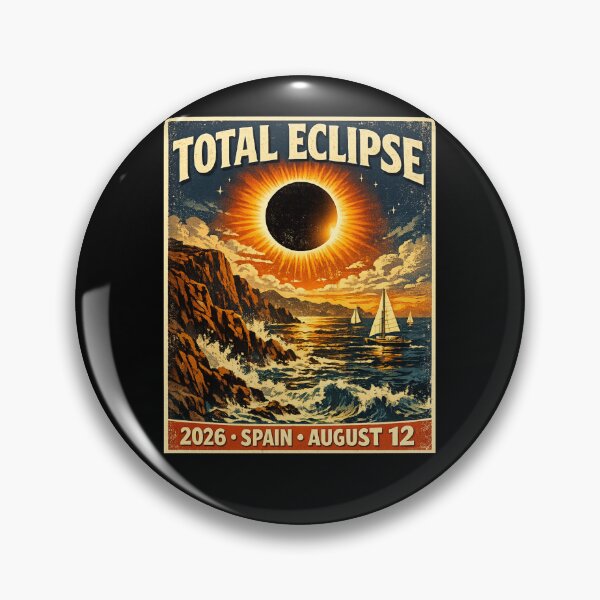 Item preview, Spain Total Solar Eclipse 2026 | August 12 Coastal Eclipse Adventure designed and sold by HiPatti.
