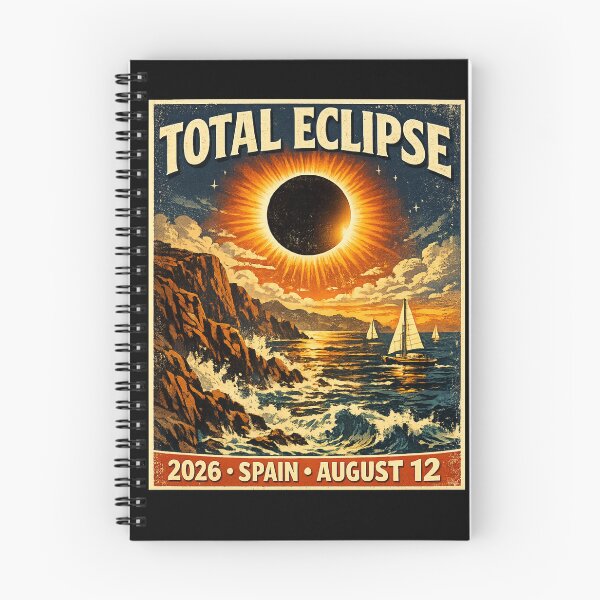 Item preview, Spain Total Solar Eclipse 2026 | August 12 Coastal Eclipse Adventure designed and sold by HiPatti.