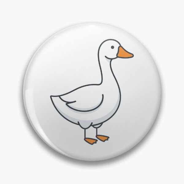 Item preview, Cute Goose Standing Proud Illustration designed and sold by ajamzbox.