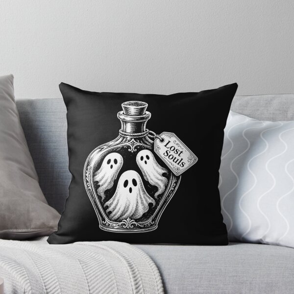 Item preview, Lost Souls Ghost Bottle Vintage Gothic Art designed and sold by Victor Shadehorn.