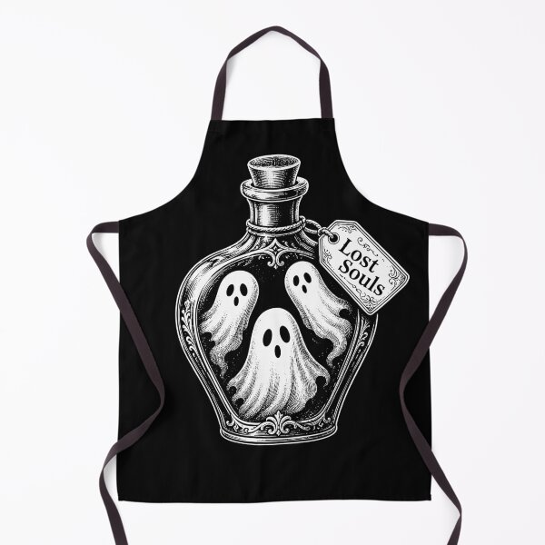 Item preview, Lost Souls Ghost Bottle Vintage Gothic Art designed and sold by Victor Shadehorn.