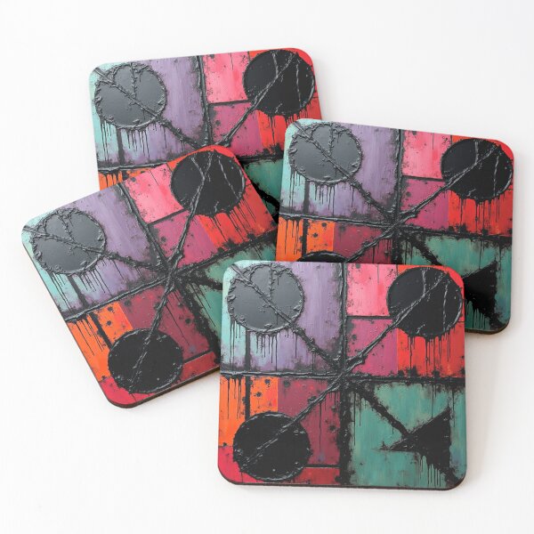 Item preview, urban relics colorful geometric abstract design designed and sold by SmashingDeals.