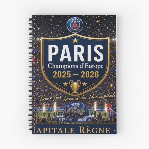 Item preview, Paris Skyline Champions of Europe 2025 2026 Seine River Championship Banner designed and sold by BrickByDream.