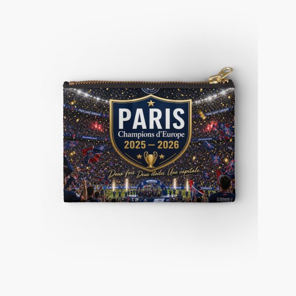 Item preview, Paris Skyline Champions of Europe 2025 2026 Seine River Championship Banner designed and sold by BrickByDream.