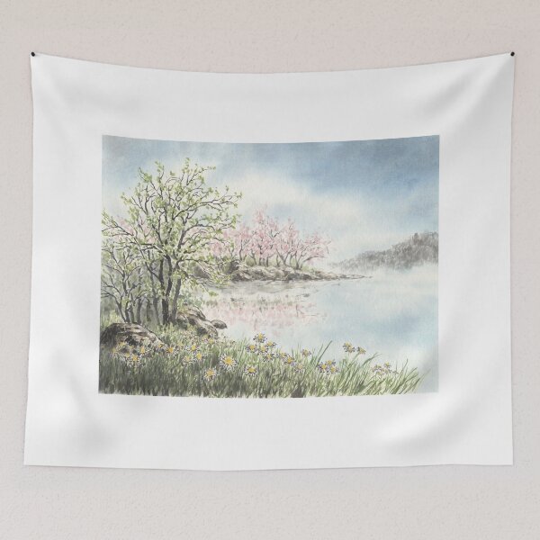 Item preview, February 14th birthday flower Chamomile Landscape designed and sold by birthflower.