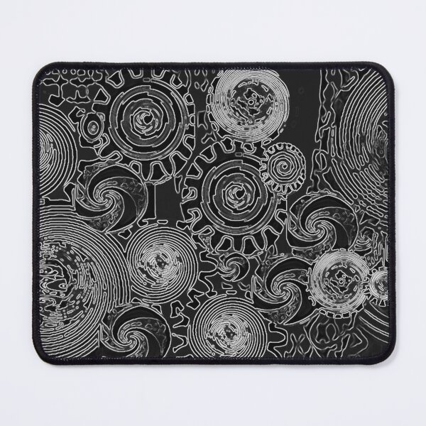Item preview, Steampunk Black and White Gears designed and sold by marigold corner design.
