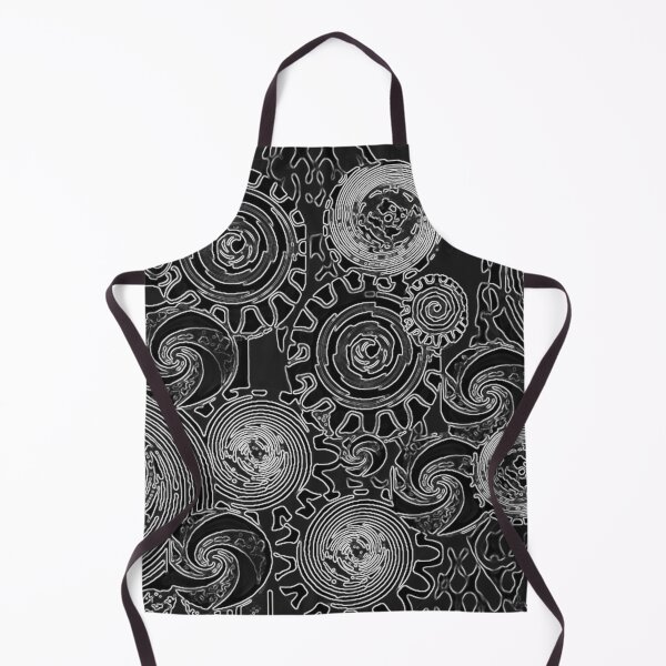 Item preview, Steampunk Black and White Gears designed and sold by marigold corner design.