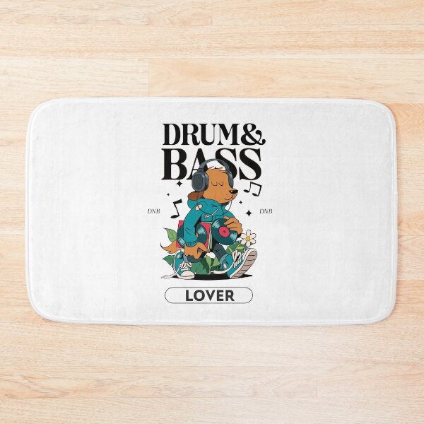 Item preview, DRUM AND BASS - DNB Vinyl Dawg (Black)  designed and sold by Discothreadz.