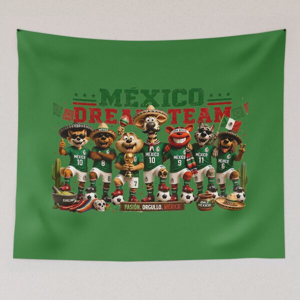 Item preview, Mexico Dream Team | Proud Soccer Fans designed and sold by WabiSabiSjak.