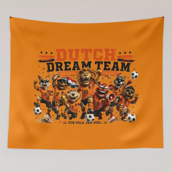 Item preview, Dutch Dream Team | Orange Army Soccer Fans designed and sold by WabiSabiSjak.