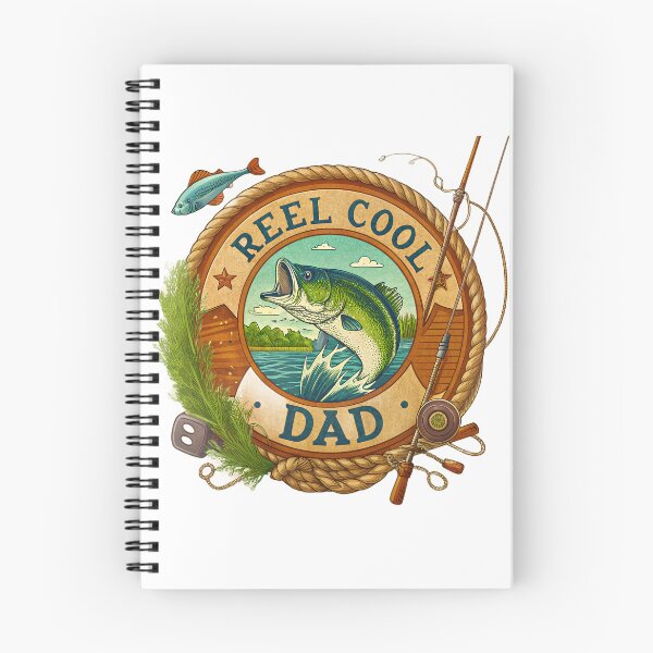 Item preview, Reel Cool Dad vintage illustration designed and sold by GogoGrove.