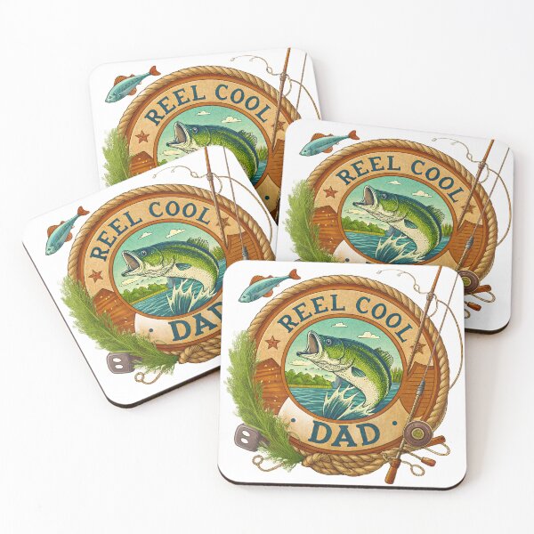 Item preview, Reel Cool Dad vintage illustration designed and sold by GogoGrove.
