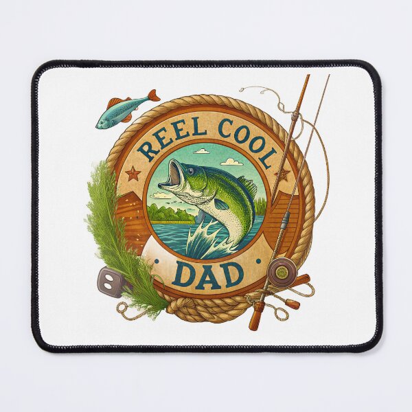 Item preview, Reel Cool Dad vintage illustration designed and sold by GogoGrove.