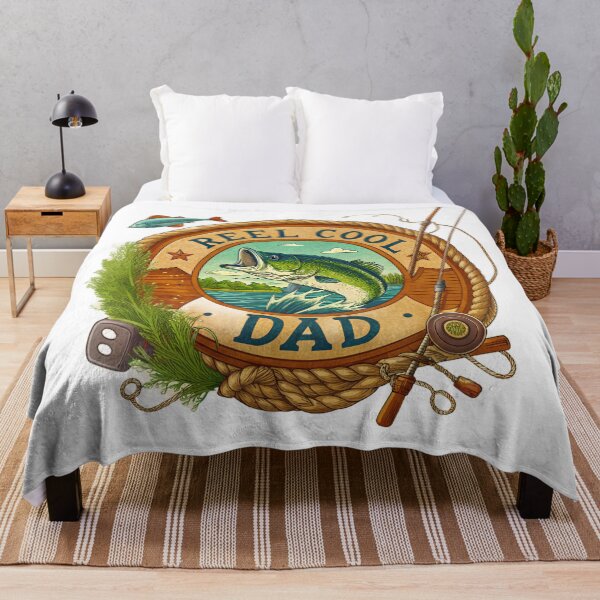Item preview, Reel Cool Dad vintage illustration designed and sold by GogoGrove.