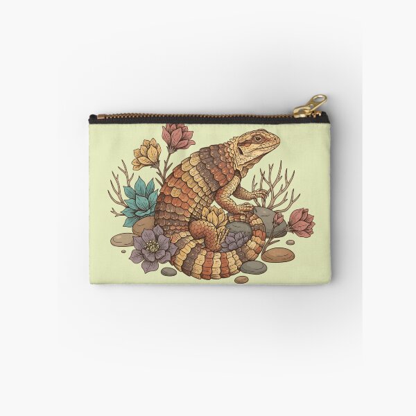 Item preview, Spiny Armadillo Lizard Desert Botanical Art designed and sold by BirdsnStuff.