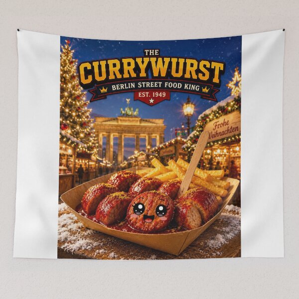 Item preview, Hotdog Heros Currywurst Solo Brandenburg Christmas  designed and sold by 1mooreroy.