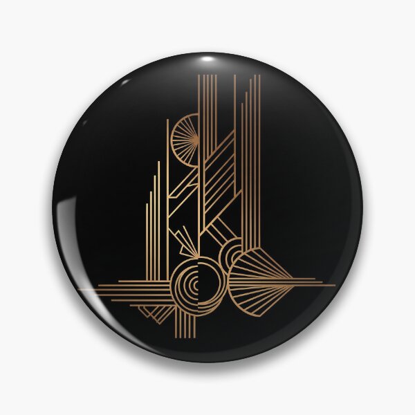 Item preview, Elegant Gold Geometric Abstract designed and sold by UrbanPrts.