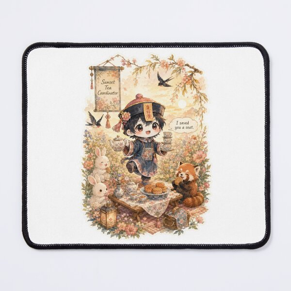 Item preview, Jiangshi Sunset Tea Coordinator designed and sold by Candlelit Catastrophes.