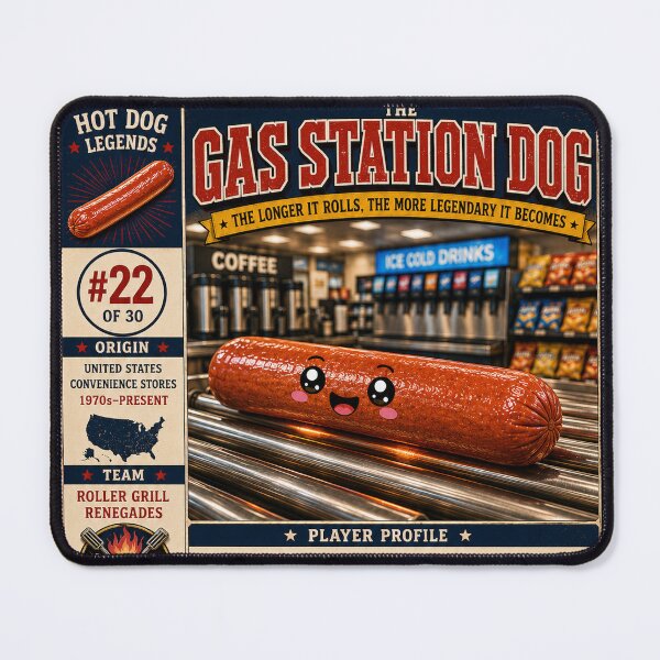 Item preview, Hotdog Heroes Gas Station Dog  designed and sold by 1mooreroy.