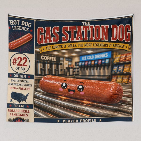 Item preview, Hotdog Heroes Gas Station Dog  designed and sold by 1mooreroy.