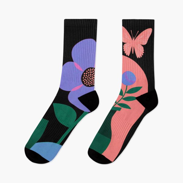 Item preview, Modern Floral & Butterfly Illustration designed and sold by joycrysstudio.