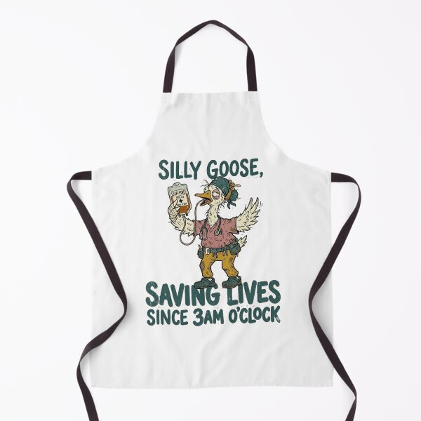 Item preview, Silly Goose Saving Lives Since 3am, Funny Nurse Classic T-Shirt designed and sold by podlook.
