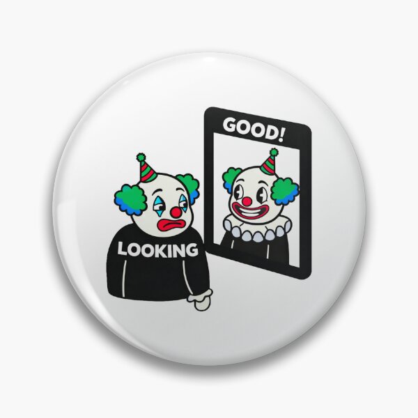 Item preview, Looking Good! Sad Clown Mirror Graphic designed and sold by Be-M0dern.