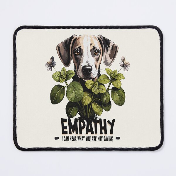 Item preview, Botanical Dog Portrait – Gentle Nature & Empathy Art designed and sold by zoliartdesign.