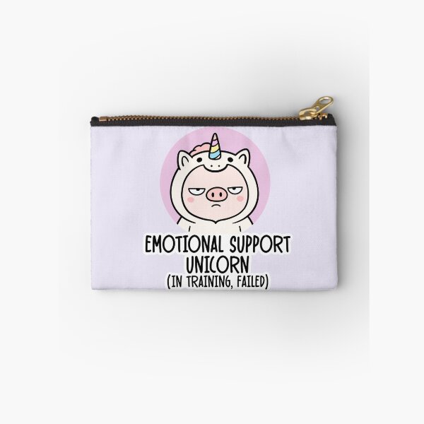Item preview, Emotional Support Unicorn designed and sold by YeeveDiArt.